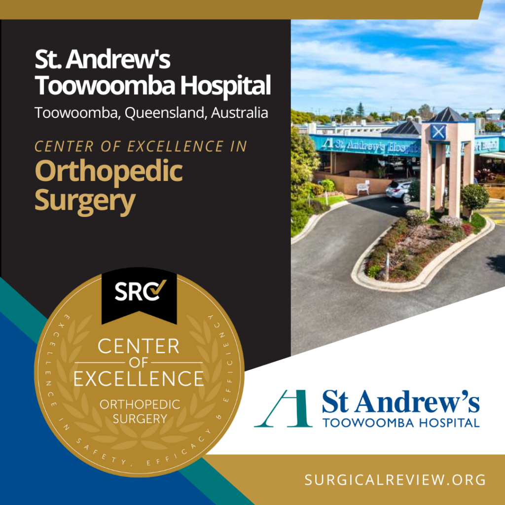 St Andrew's Toowoomba Hospital, SRC-Accredited Provider in Orthopedic Surgery 